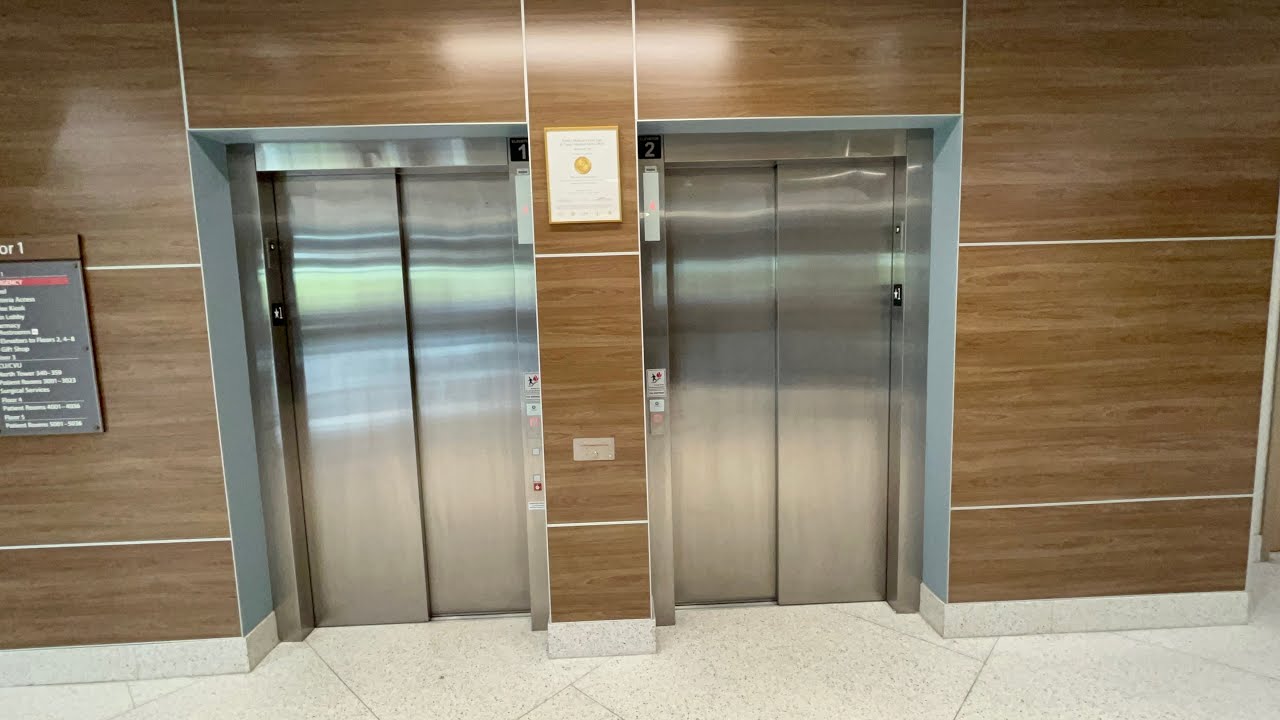 Schindler 3300 Elevators in the new Patient Tower at Trinity Medical ...