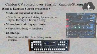 Cirklon Meets Starlab Part 2 Karplus Strong