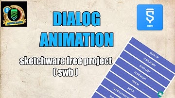 How to make dialog animation in sketchware tutorial#sketchware#injector#dialogue#dialog#animation