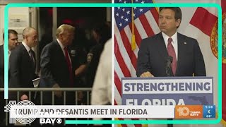 Trump and DeSantis reportedly meet in Florida over the weekend to talk fundraising