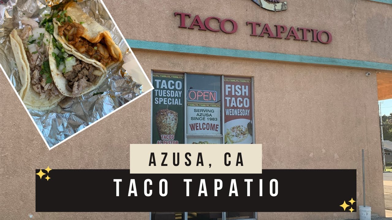 Taco Review Tacos Tapatio (Azusa, CA) YouTube
