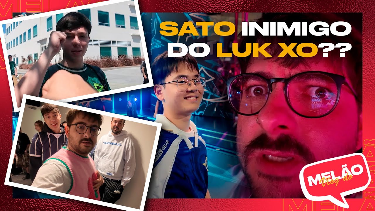 SATO ODEIA O LUK? SPIKE OU ASPAS? FIM DA FASE DE GRUPOS | VLOG DO MELÃO #21