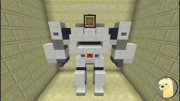 Minecraft - How To Build Transformers Fall Of Cybertron Jazz Robot Mode!