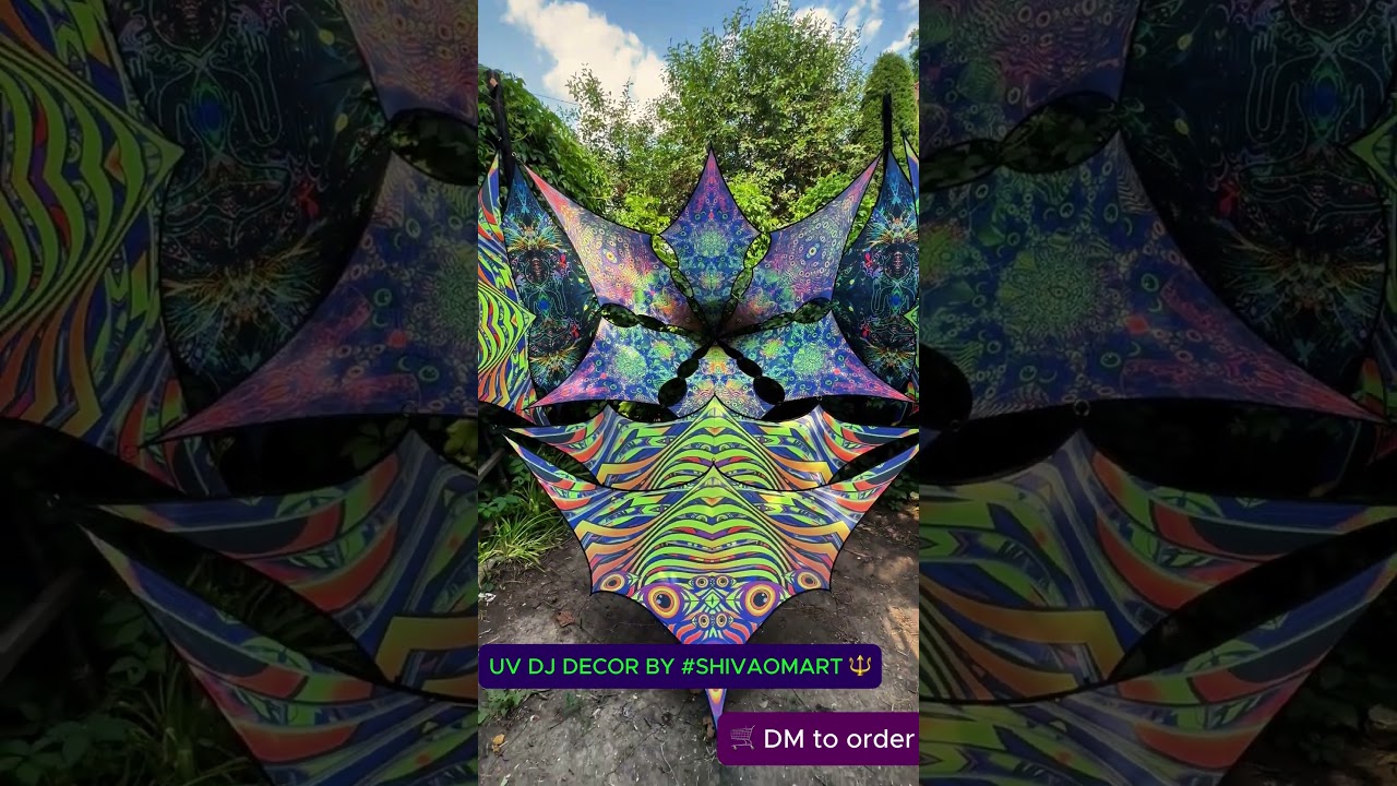 UV DJ Booth Transformation 🌌 Psychedelic Stage Decor