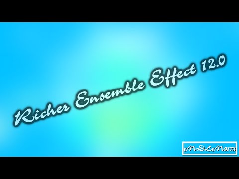 A WHOLE NEW RICH ENSEMBLE EFFECT An Audio Effect I Ll Call Richer Ensemble Effect 12 0 