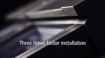 Three times faster installation