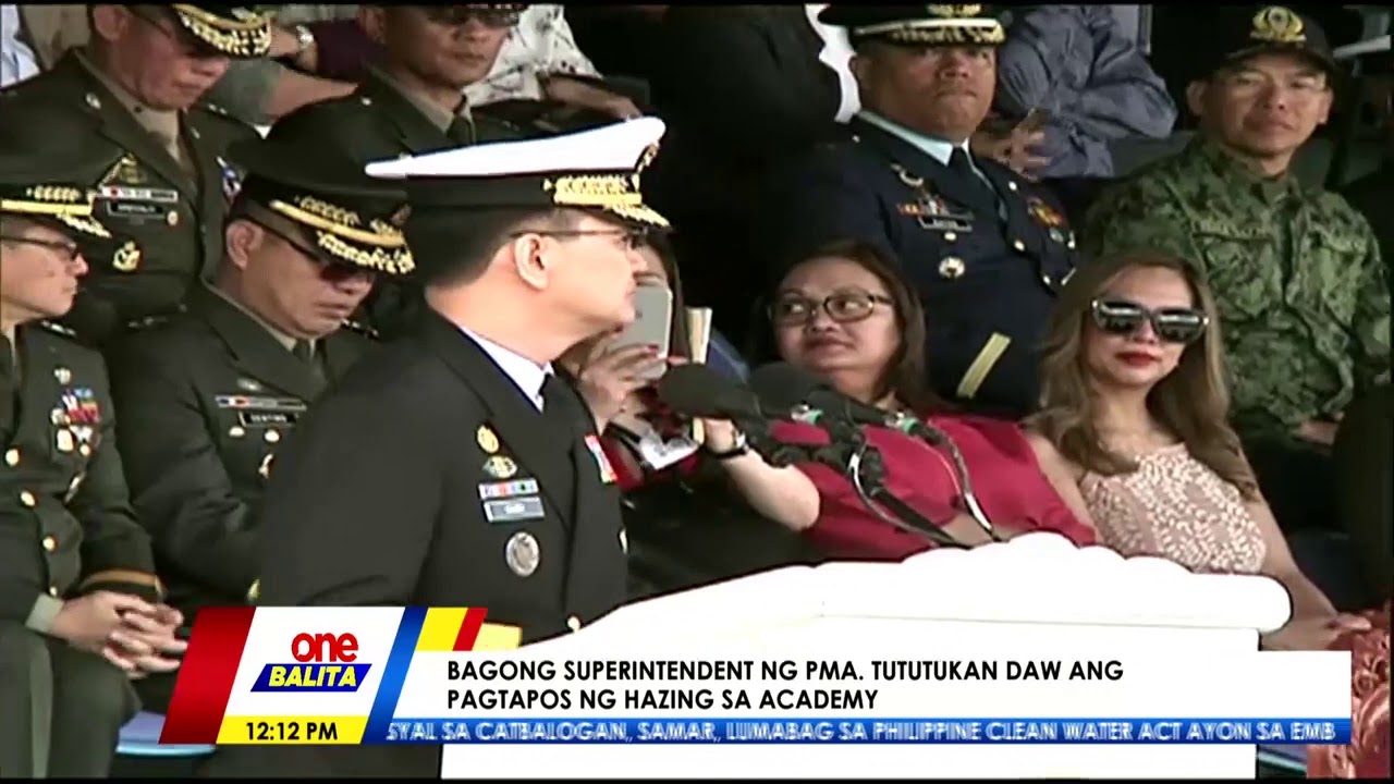 Tutuldukan ang Hazing: Bagong PMA Superintendent | ONE BALITA