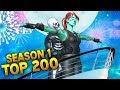 TOP 200 BEST MOMENTS OF SEASON 1 - FORTNITE (Fails and Funny Moments)