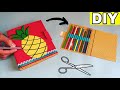 Como fazer porta lápis usando papelão e E.V.A fácil✂️-Lucas E.V.Arts
