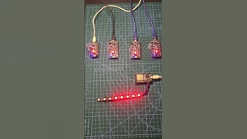 Control led WS2812 ESPNOW esp8266 esp32 #Shorts