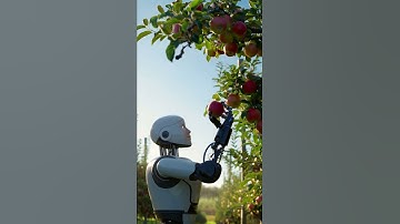 Robot Picking Apples Like a Human