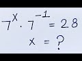 Solve for 'X'' in this nice algebraic equation | Math Olympiad Mathematics