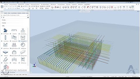 Elevator Pit Reinforcement PythonParts in ALLPLAN for Procad Design SRL - Romania