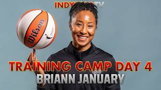 Briann January Talks Defense, Preseason Opener &amp; Raven Johnson | Indiana Fever Update