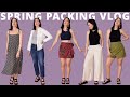 VLOG: Packing for a Spring Trip!