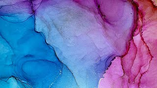 Testing Kamenskaya Blending Solution for Ink Art #thursdaytrain #alcoholinkart 