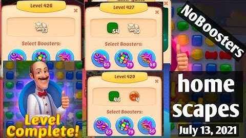 Homescapes 426 , 427 , 428 , 429 Levels Walkthrough Gameplay | android game (No Boosters)