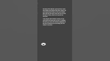 how to list all files and directories in given directory with full path but not recursiv... #shorts
