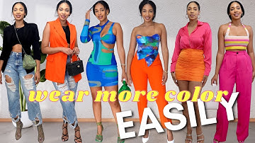 How to EASILY wear color | Color Blocking Made Easy