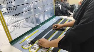 Inner placket make by pattern