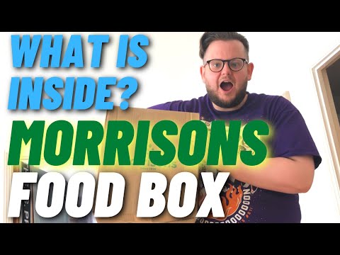 Unboxing the Morrisons mystery food box. What groceries are inside??