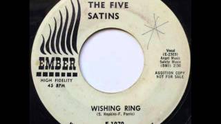 Five Satins  Wishing Ring  Ember 1070 45 Rpm