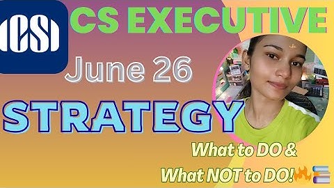 🚫 Don’t Waste an Attempt | 📘 CS Executive June 2026 Roadmap 💥— Study Plan +Revision Calendar 📅#cs#yt