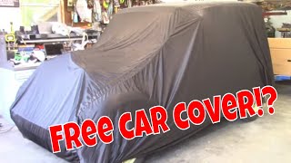 Car cover fit test on a Model A. Watch the whole video!