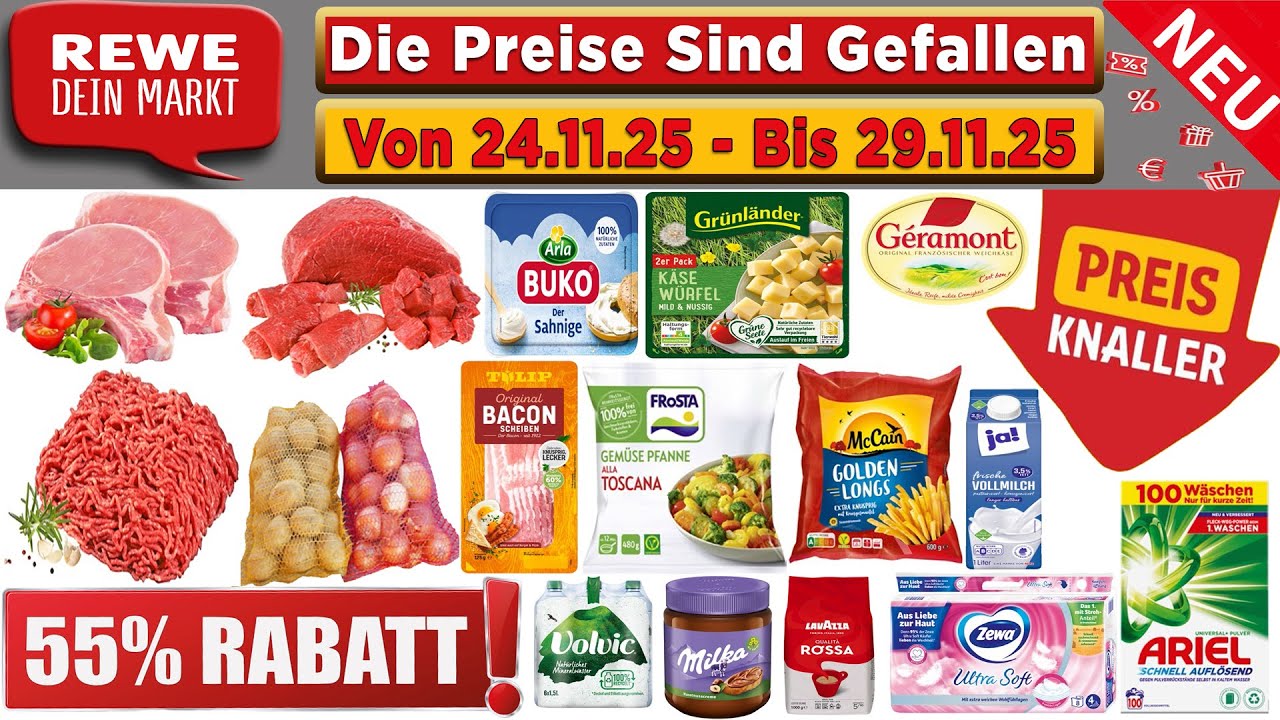 REWE Werbung Prospekt | Gültig von 24.11.2025