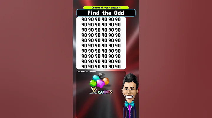 Find Odd Number 90 🧠 | Free Puzzle | Family Friendly | IQ test