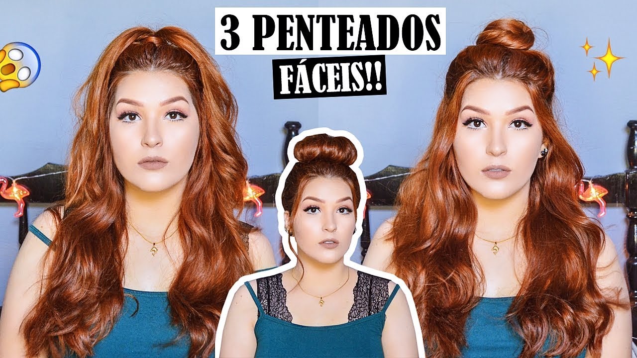 3 Penteados Faceis Para Fazer Sozinha Youtube 3 Penteados Faceis Para Fazer Sozinha Youtube