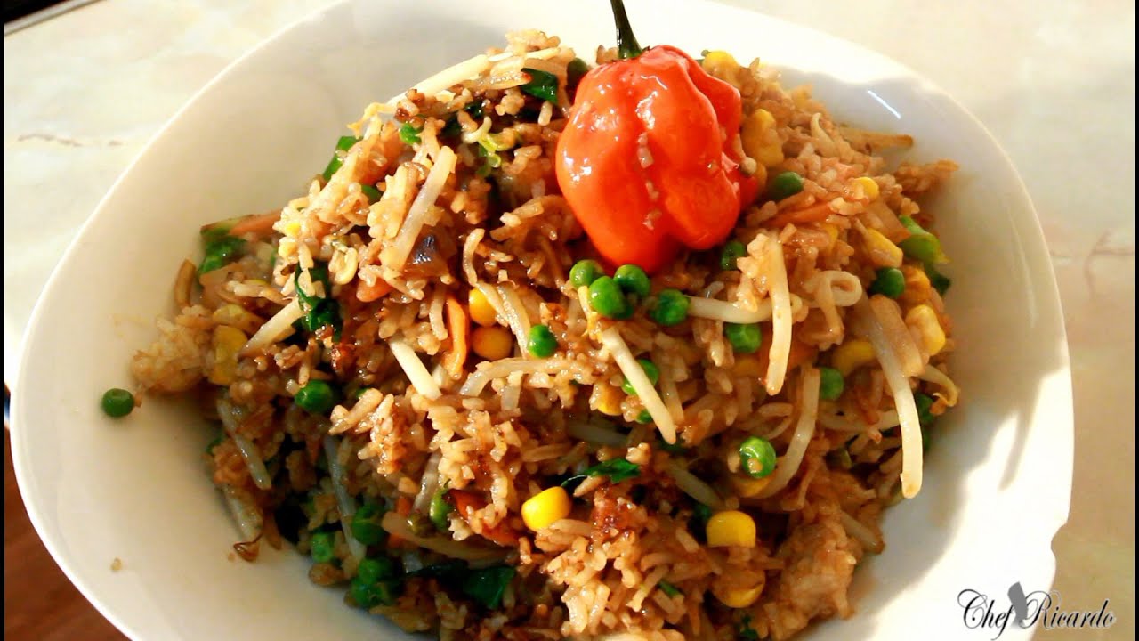 Vegetable Fried Rice Jamaican & Caribbean Way | Recipes By Chef Ricardo | Chef Ricardo Cooking