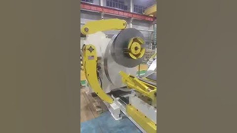 Decoiler Straightener 2 in 1 GL-500H + NC servo feeder RNC-500