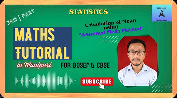 Class 10 || STATISTICS || Part 3 || BOSEM & CBSE || Manipur