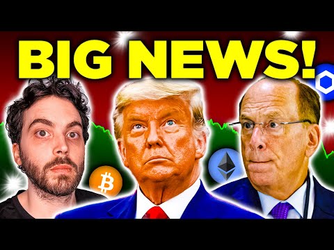 The Cryptocurrency Market is About to Go Wild!! (Bitcoin ETF, Donald Trump, BlackRock u0026 Chainlink)!