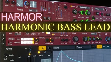 Harmor Harmonic Bass Lead Sound Design | FL Studio 21 Tutorial