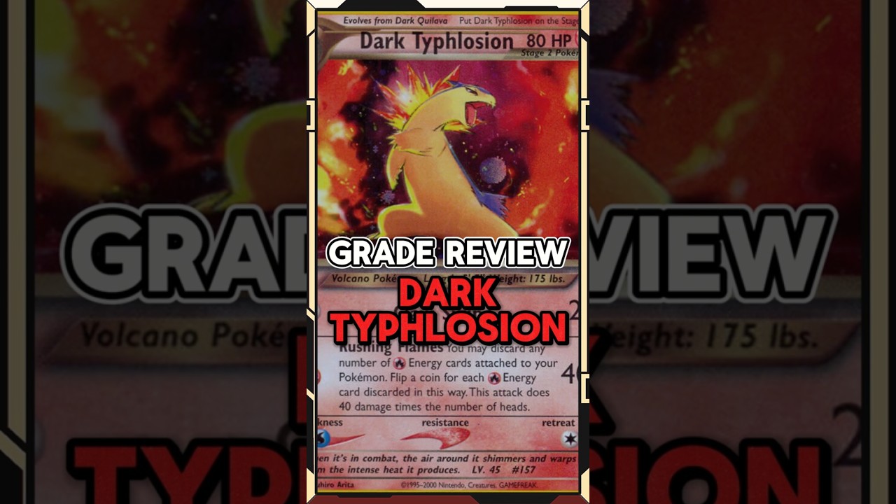 Dark Typhlosion: Neo Destiny | Pokémon Grade Review #pokemon