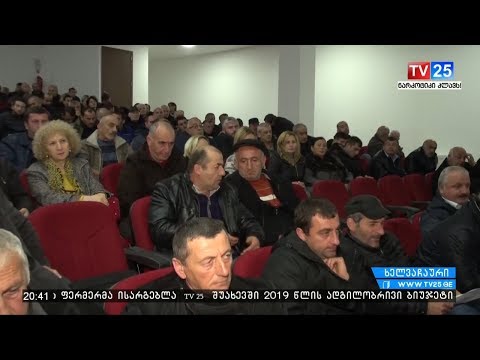 ხელვაჩაურის ბიუჯეტის საჯარო განხილვა