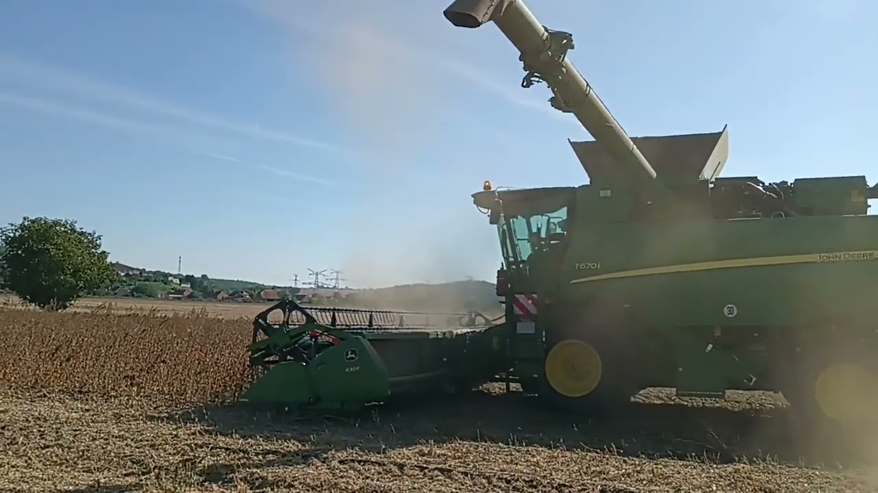 Jesenná Žatva 2025 Sója 2x JOHN DEERE T670i 2.časť
