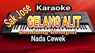 Gelang Alit karaoke banyuwangi [nada cewek]