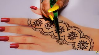 new latest arebic Chakkar Mehndi Design 2020 || Simple arabic mehndi designs for front hands