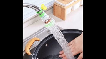 Đầu vòi lọc nước tăng áp có thể xoay 360 độ tiện dụng cho nhà bếp