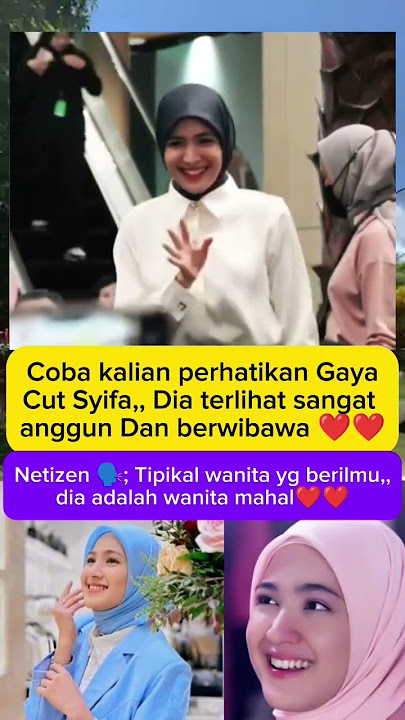 Cut Syifa wanita yang cantik & berwibawa 🥰 #cutsyifa
