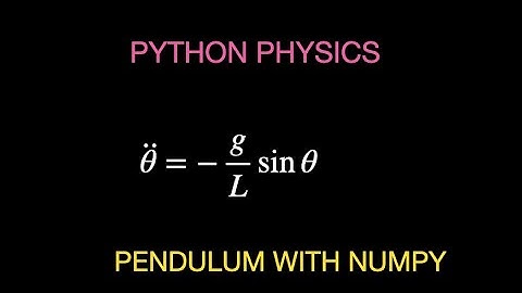 Python Physics: Modeling a Pendulum with Jupyter Notebooks