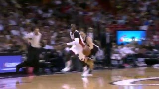 Dwyane Wade's Steal and Slam vs Nets | March 28, 2016 | NBA 2016