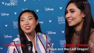 ... 'raya and the last dragon': awkwafin, cassie steele