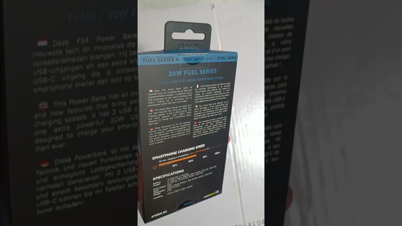 Xtorm Power Bank USB-C PD 20W 10000mAh/2xUSB QC 3