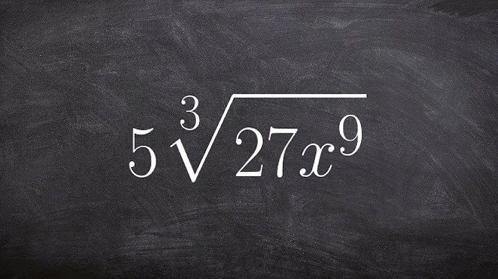 Simplifying the cube root of an expression with variables