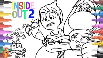 Inside Out 2 Coloring Pages NEW / How to Color All Main Characters from movie Inside Out 2 / NCS