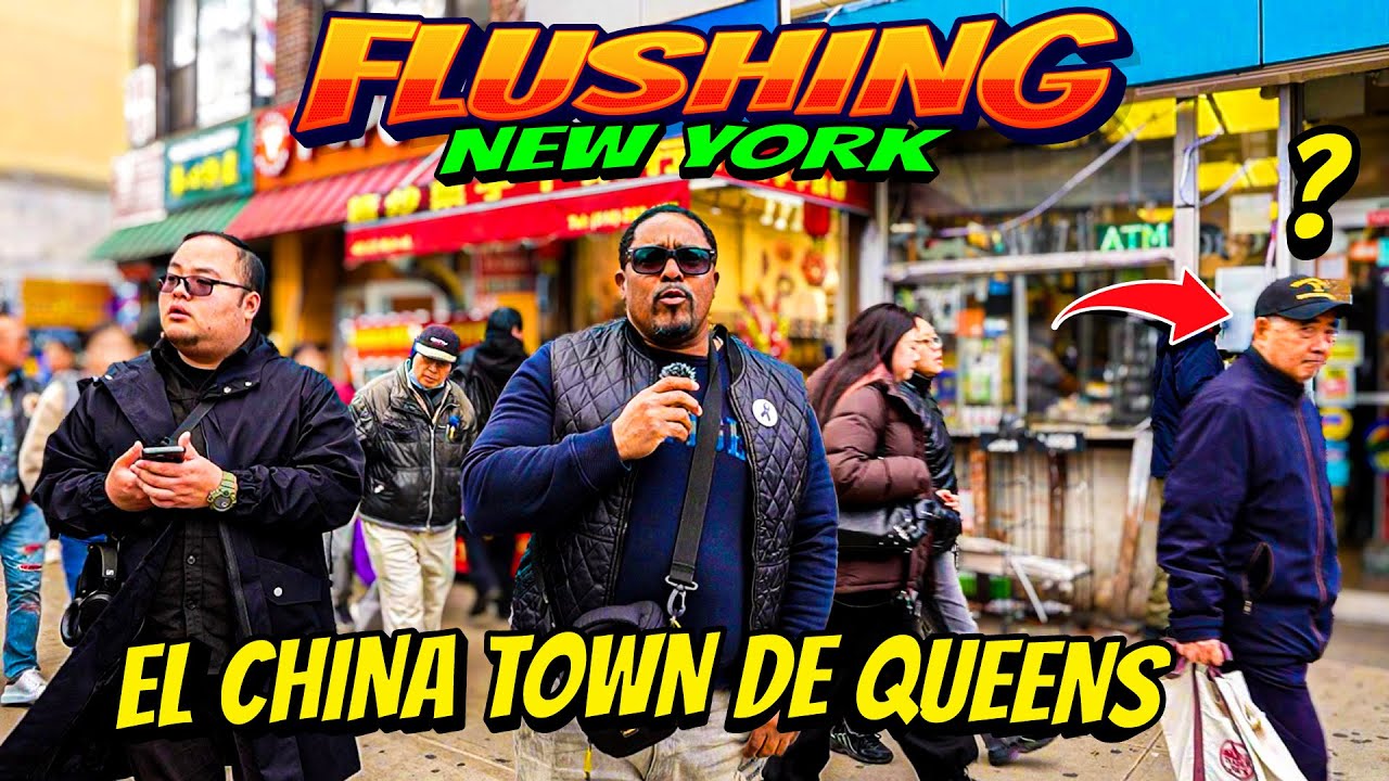 Aqui vive la Mayor cantidad de CHINOS (asiaticos) de Nueva York y no en CHINA TOWN de Manhattan